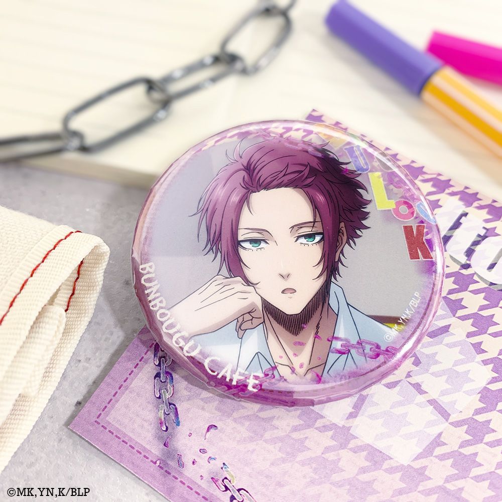 ブルロ 糸師冴 缶バッジ 原作 ブルーロック×文房具カフェ ワッペン