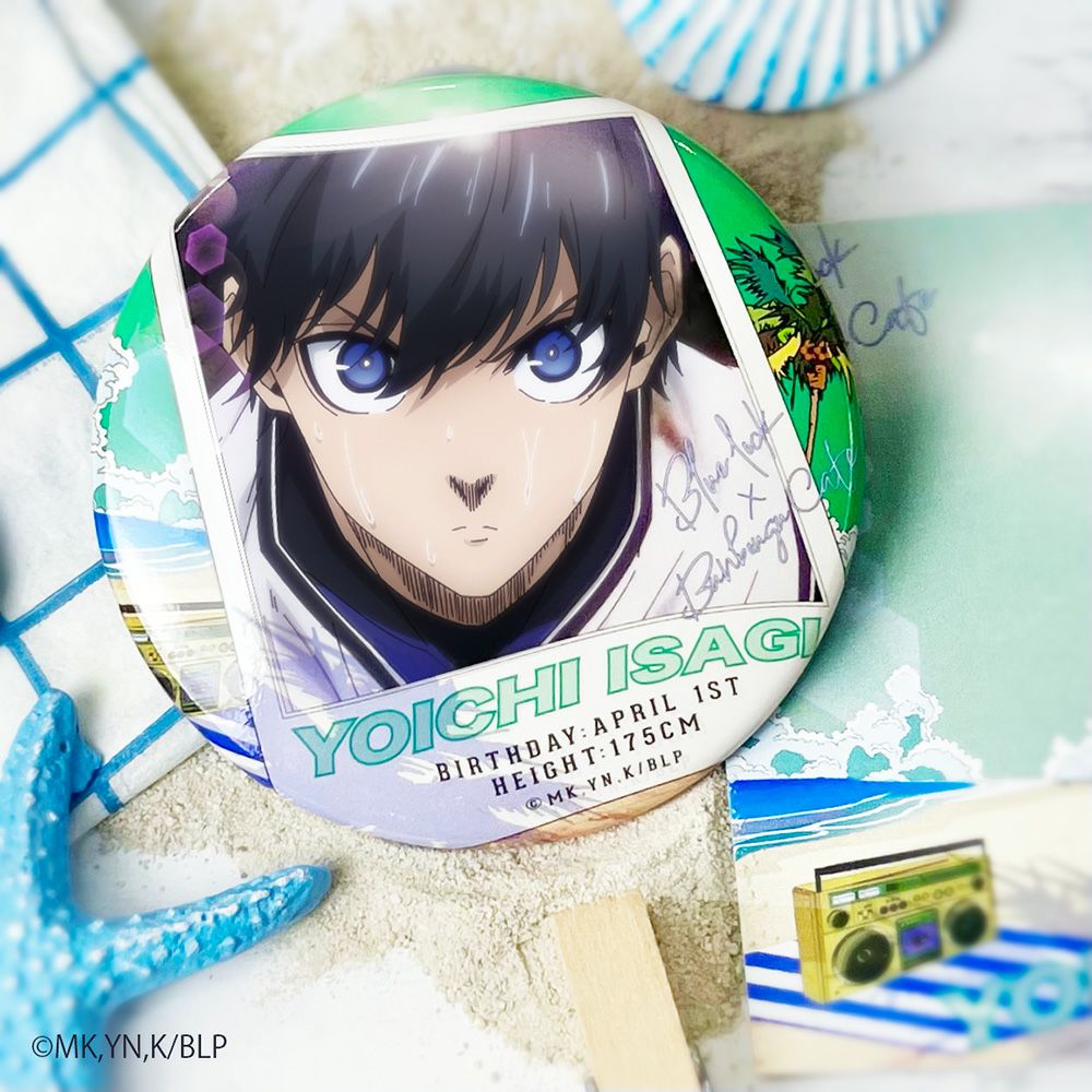 ブルーロック 潔世一 メタリックポストカード プリンセスカフェ 100点