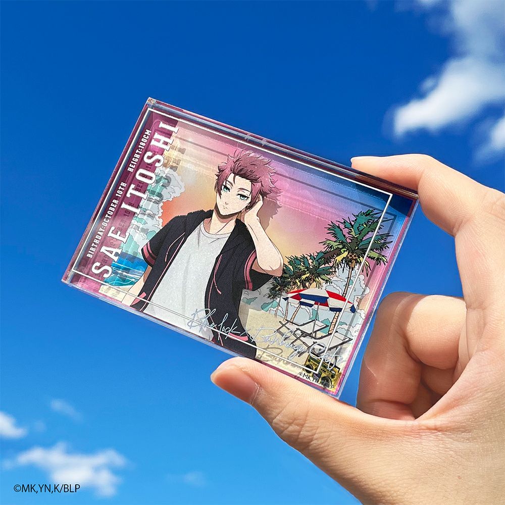 ブルーロック×文房具カフェ シーサイドモチーフ アクリルブロック 糸師