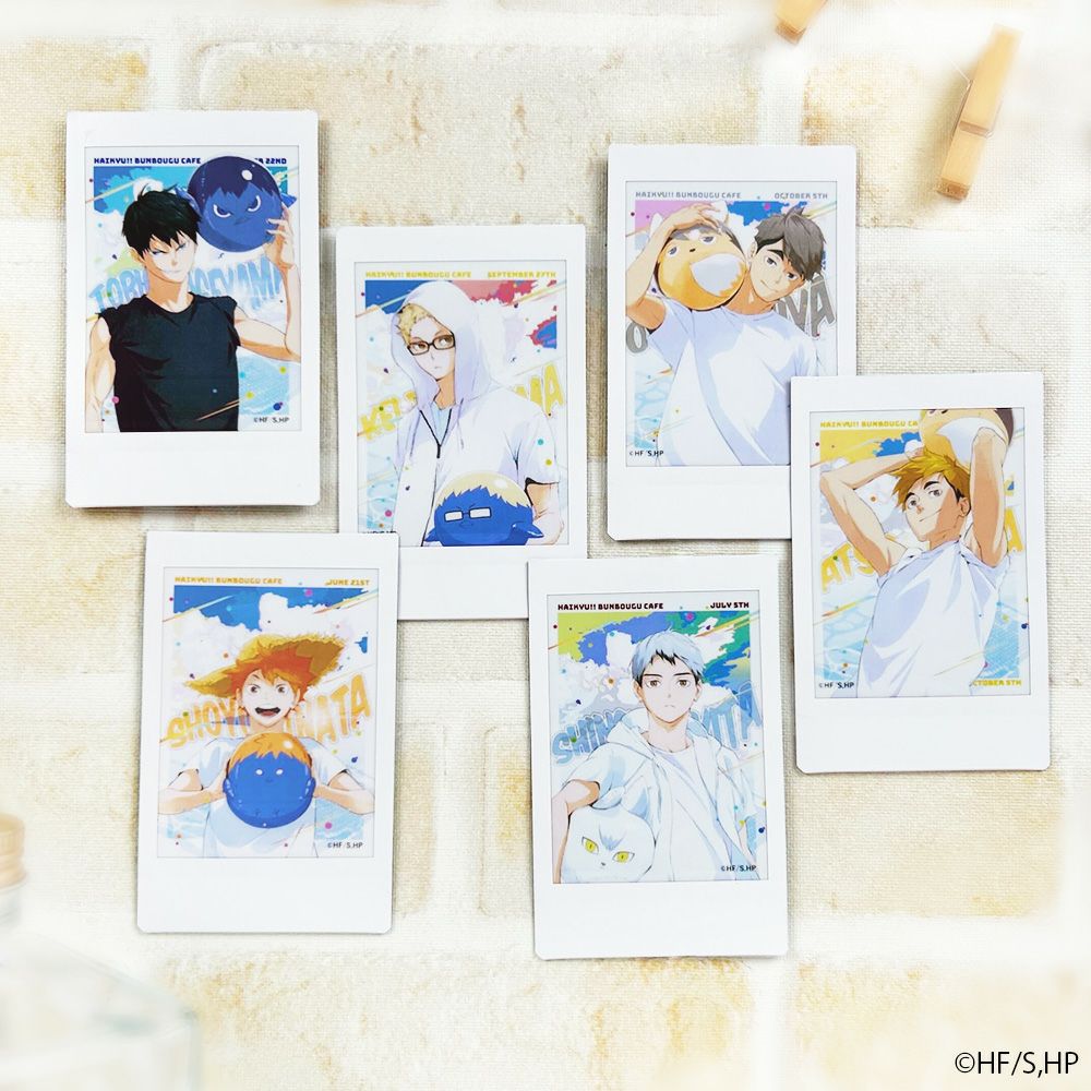 ハイキュー!!×文房具カフェ カラービーチモチーフ キャラクター