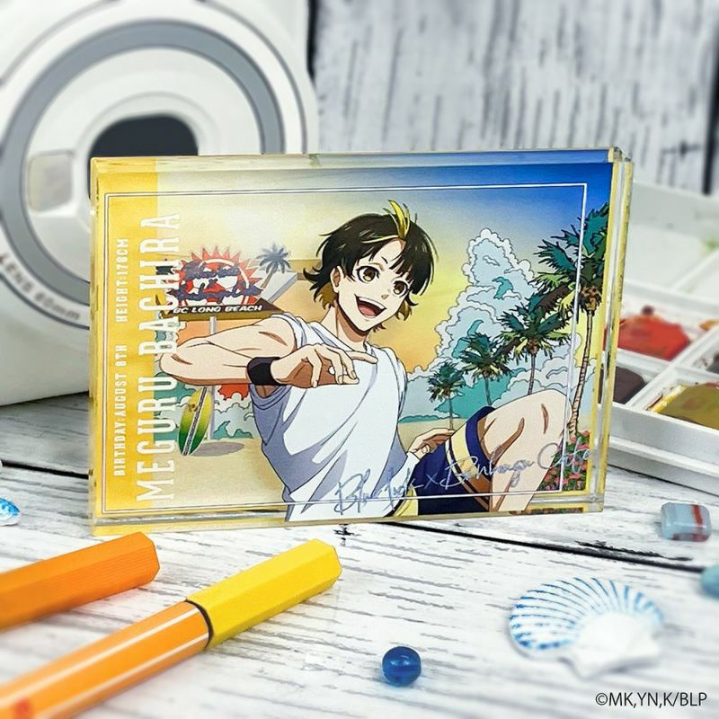 ブルーロック ドン・キホーテ 蜂楽廻 スクエア 缶バッジ ブルーロック