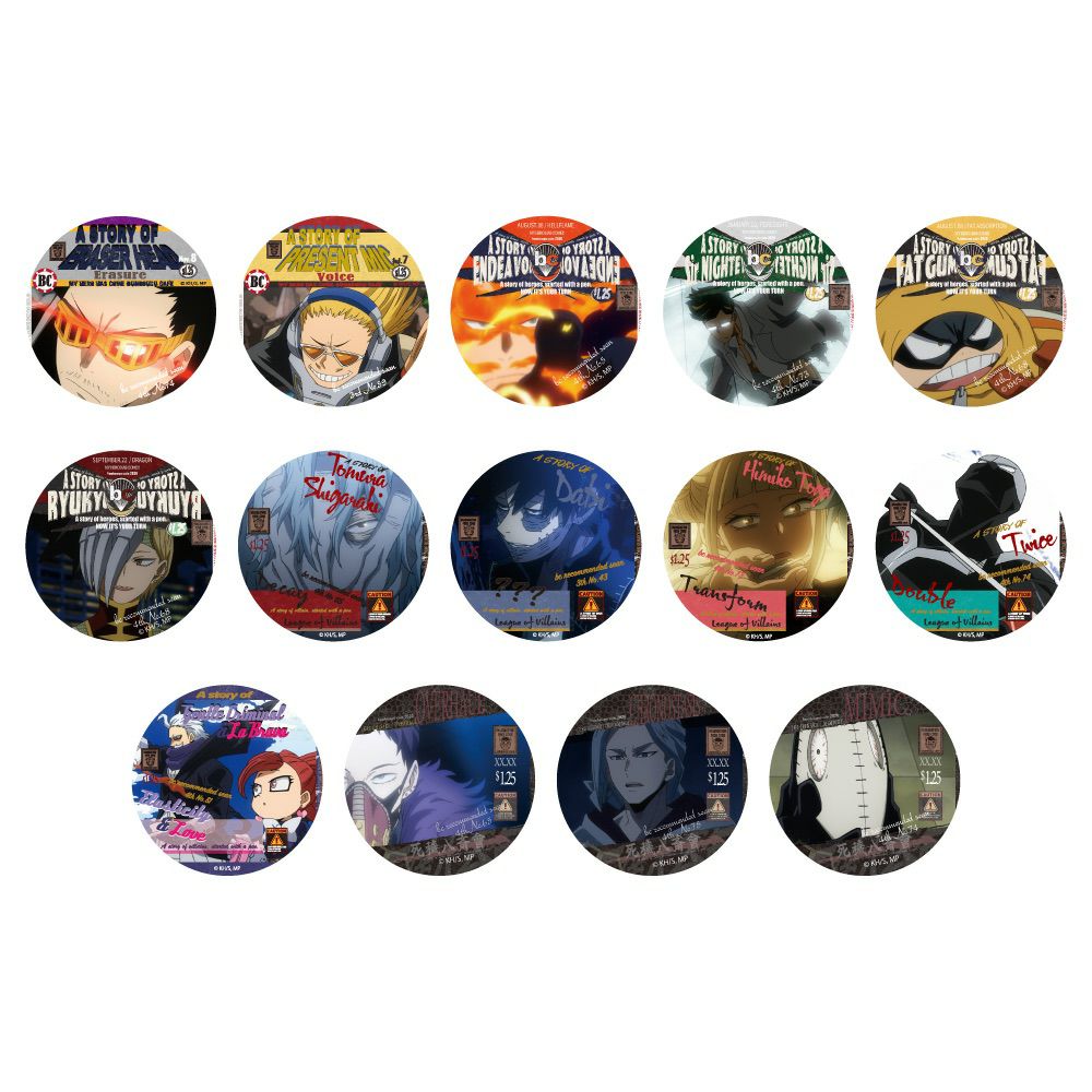 僕のヒーローアカデミア2020 A STORY BOOKモチーフランダム缶バッジ C