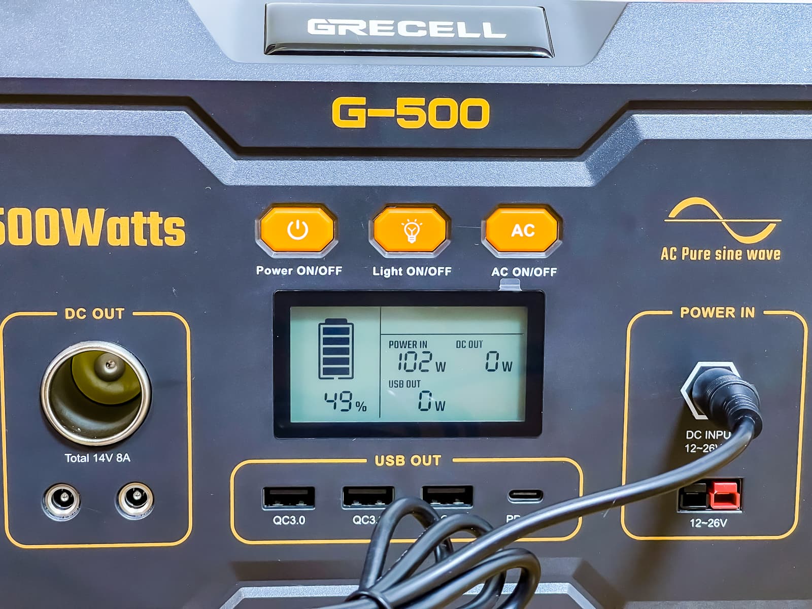 モノ評】GRECELL 500W ポータブルバッテリーで災害時やキャンプの電源