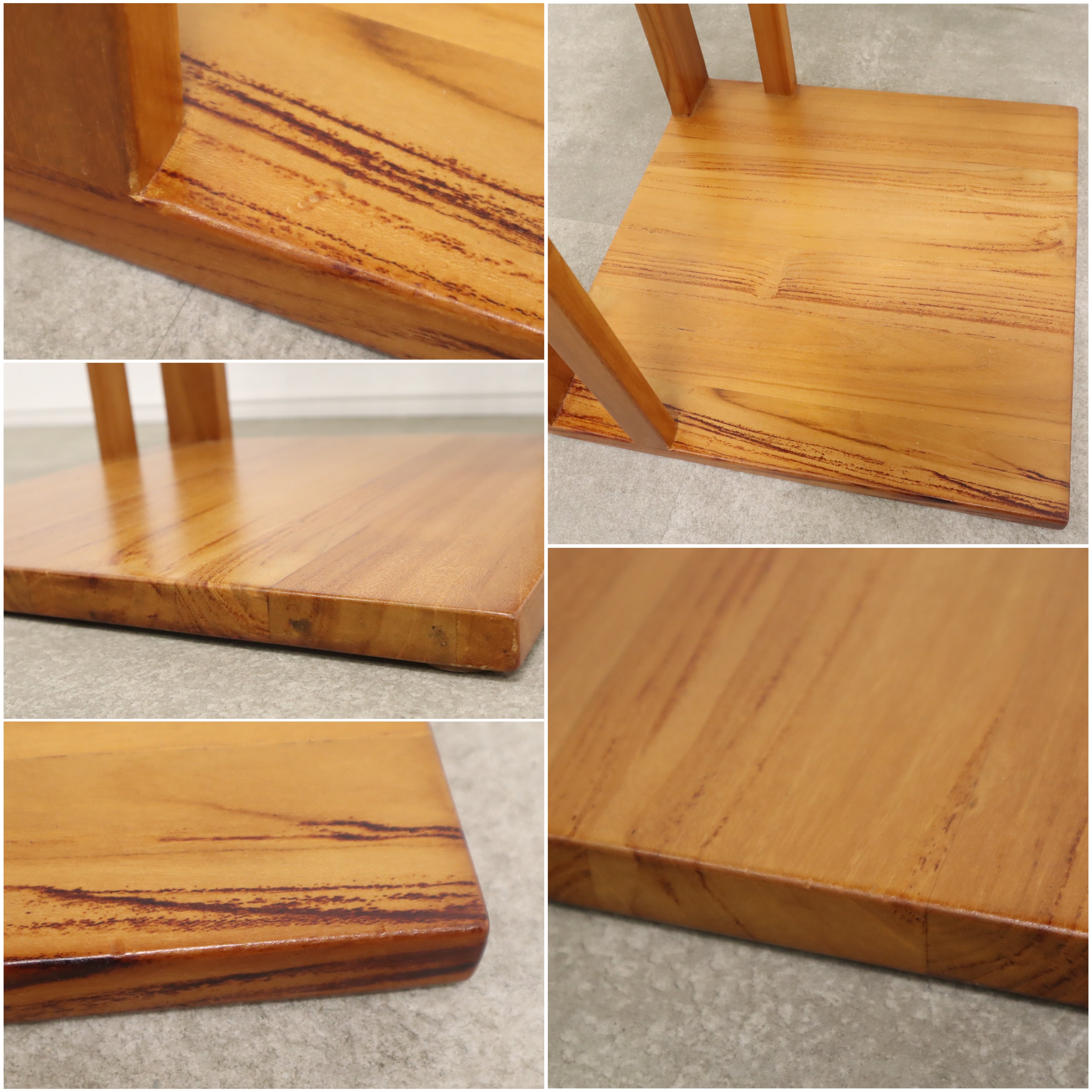 SCANTEAKチーク材 サイドテーブル ナイトテーブル – バナルオンライン