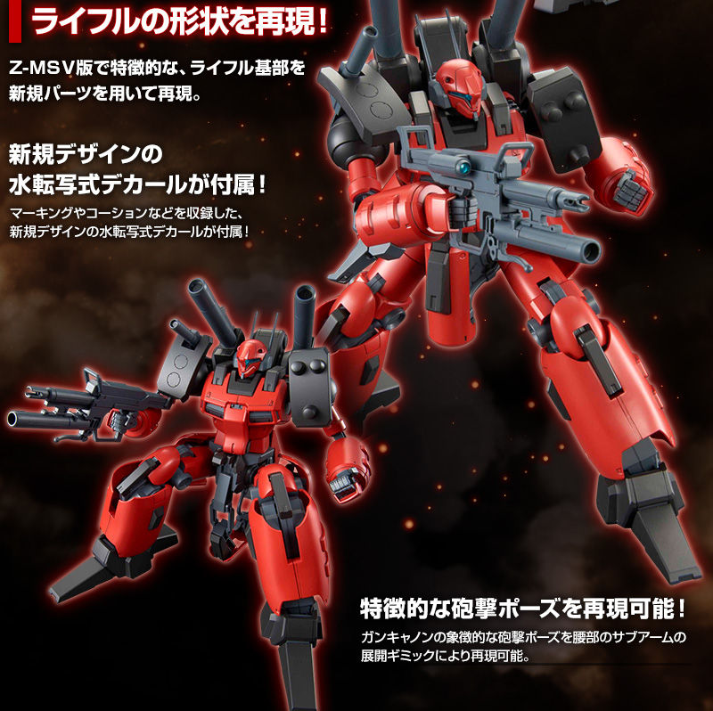 RE/100 1/100 ガンキャノン・ディテクター（Z-MSV Ver
