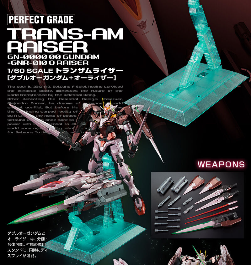 PG 1/60 トランザムライザー｜プレミアムバンダイ｜バンダイナムコ