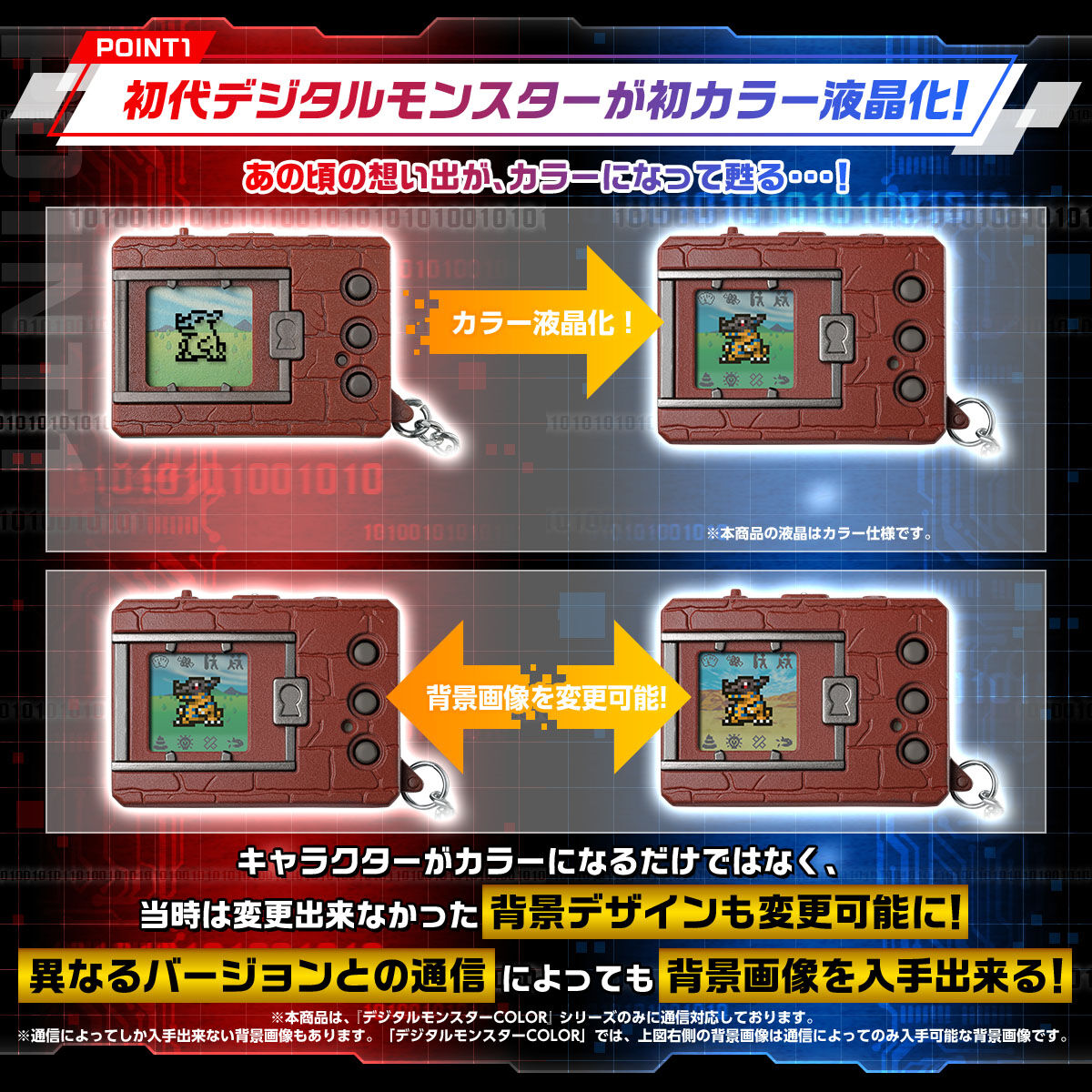 抽選】デジタルモンスターCOLOR(オリジナルブラウン/オリジナルグレー