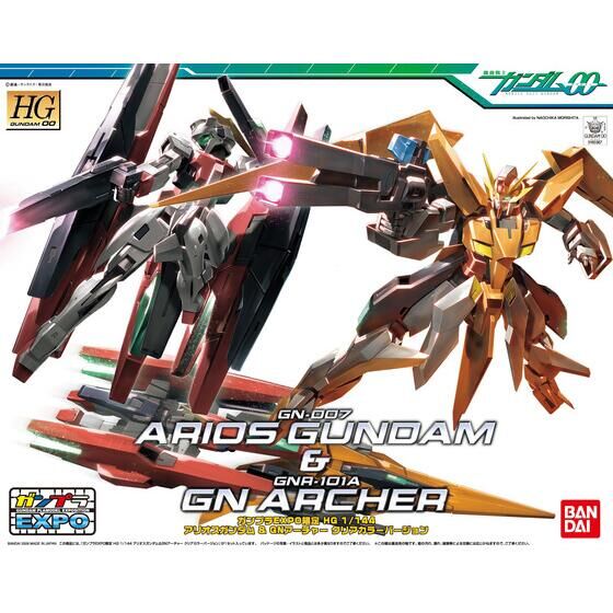 HG 1/144アリオスガンダム&GNアーチャー クリアカラーバージョン│株式