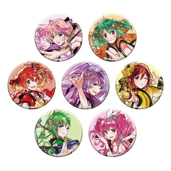 マクロス 裏マクフェス シャッフルゲーム B賞 グリッター缶バッジ