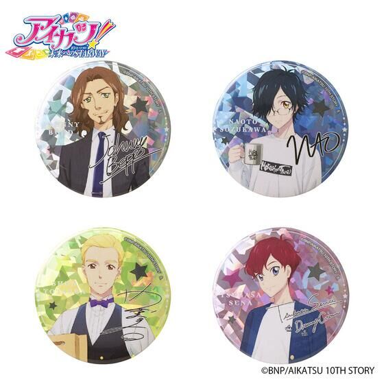 再販】アイカツ！スタイル for Gentleman メンカツ！ホロ缶バッジ