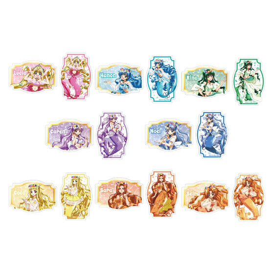 ぴちぴちピッチ namco ナムコ 缶バッジ るちあ6点セット ぴちぴち