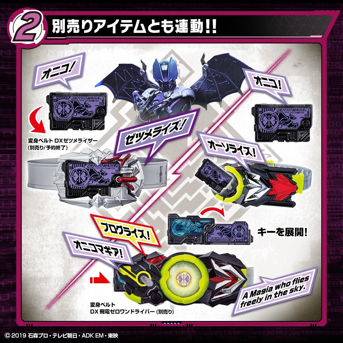 抽選販売】仮面ライダーゼロワン DXゼツメライズキーセット2 | 仮面
