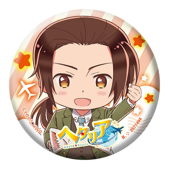 d➖ヘタリア➖ 日本 缶バッジ アニメ「ヘタリア World☆Stars」×mixx