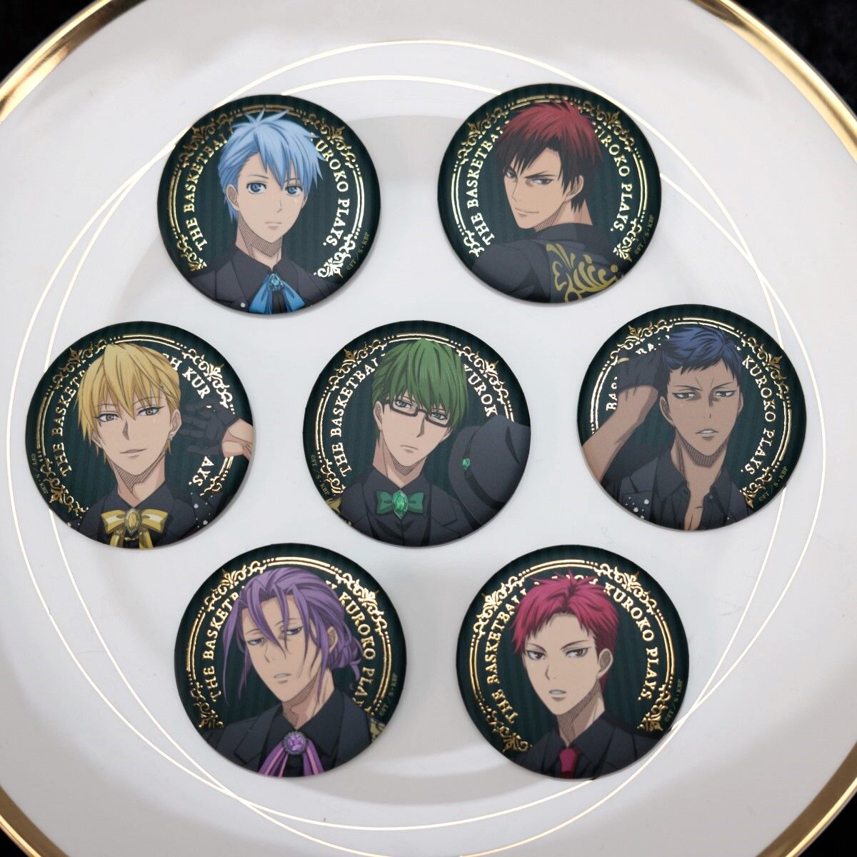 黒子のバスケ 青峰大輝 アニパ スペシャルくじ 缶バッジ コンプリート