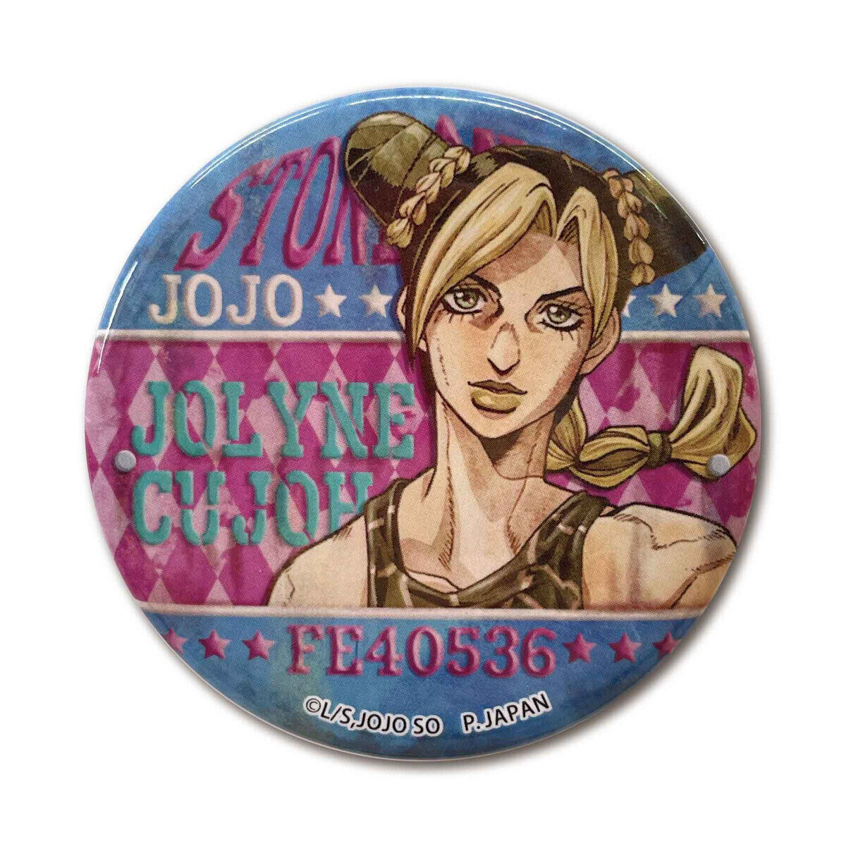 ジョジョの奇妙な冒険 ストーンオーシャン レトロ看板缶バッジ