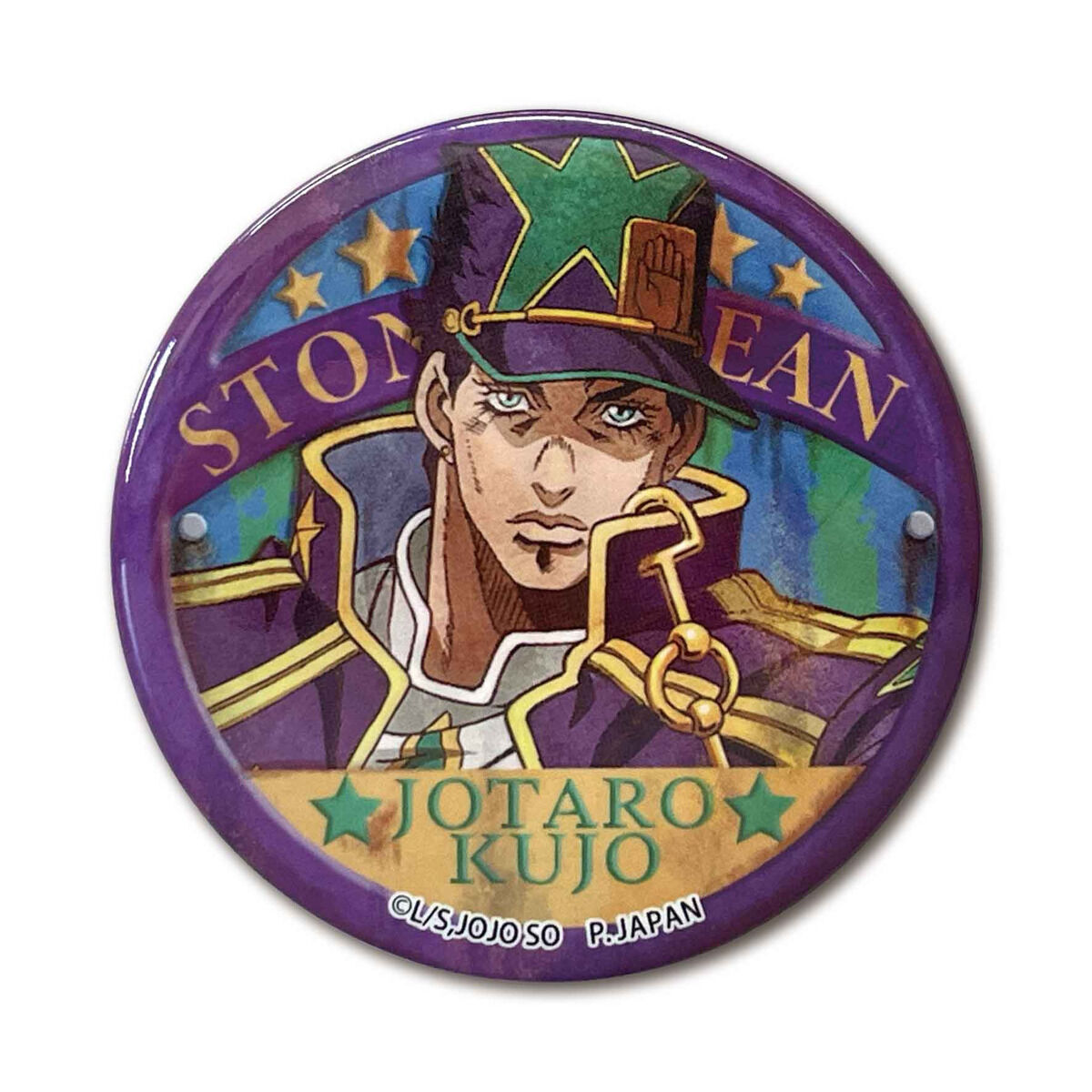ジョジョの奇妙な冒険 ストーンオーシャン レトロ看板缶バッジ