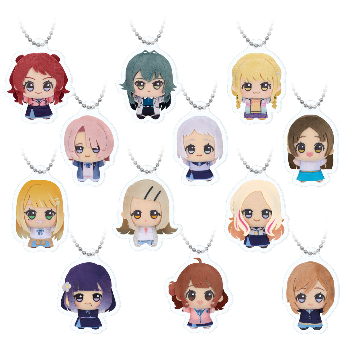 学園アイドルマスター ちびぐるみ 全12種コンプリートセット 学園