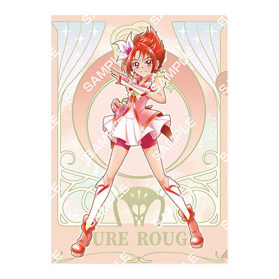 フラットガシャポン】プリキュアオールスターズ クリアファイル