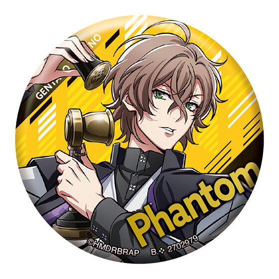 ヒプノシスマイク ヒプマイ 夢野幻太郎 缶バッジ パンチライン缶バ