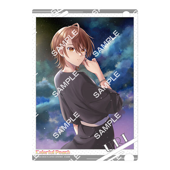 ジャンボカードダス/フラットガシャポン】カラフルピーチ クリア