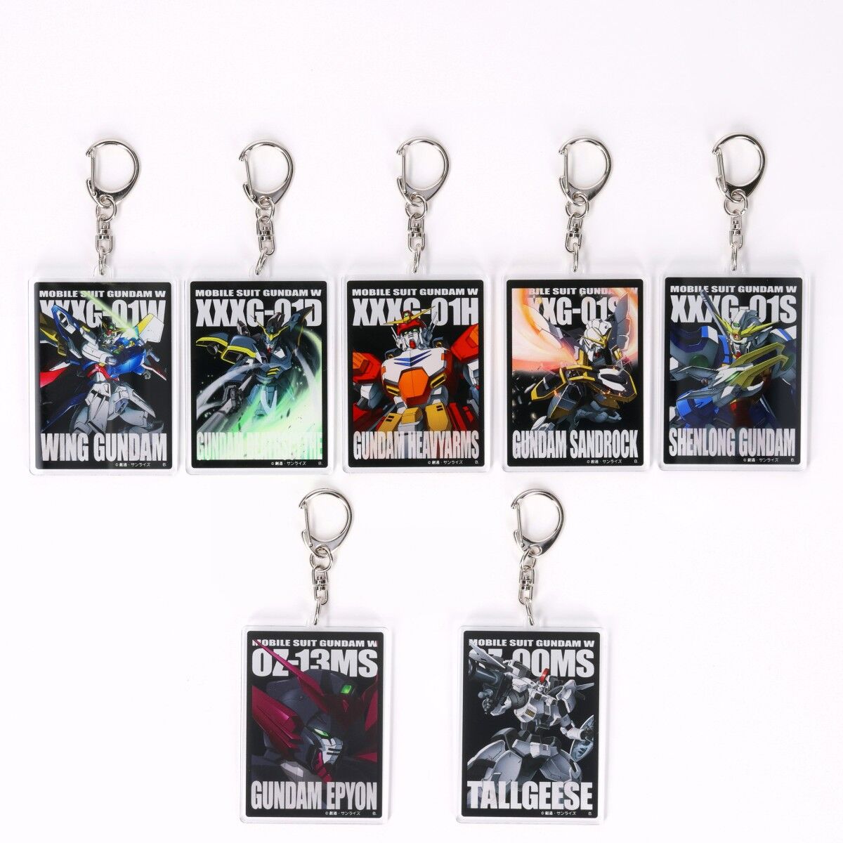 新機動戦記ガンダムW モビルスーツアクリルチャーム （全7種）【2025年