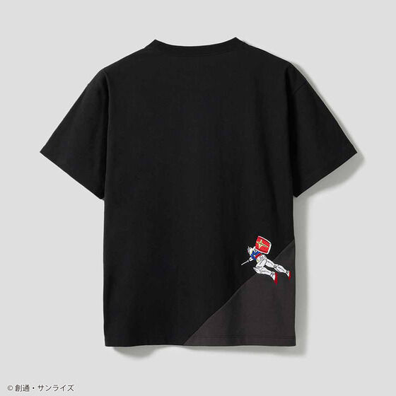 STRICT-G graniph『機動戦士ガンダム』半袖Tシャツ 黒い三連星切替