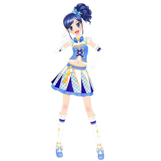 アイカツカード ブルーパレード コーデ アニメ柄 アイカツカード