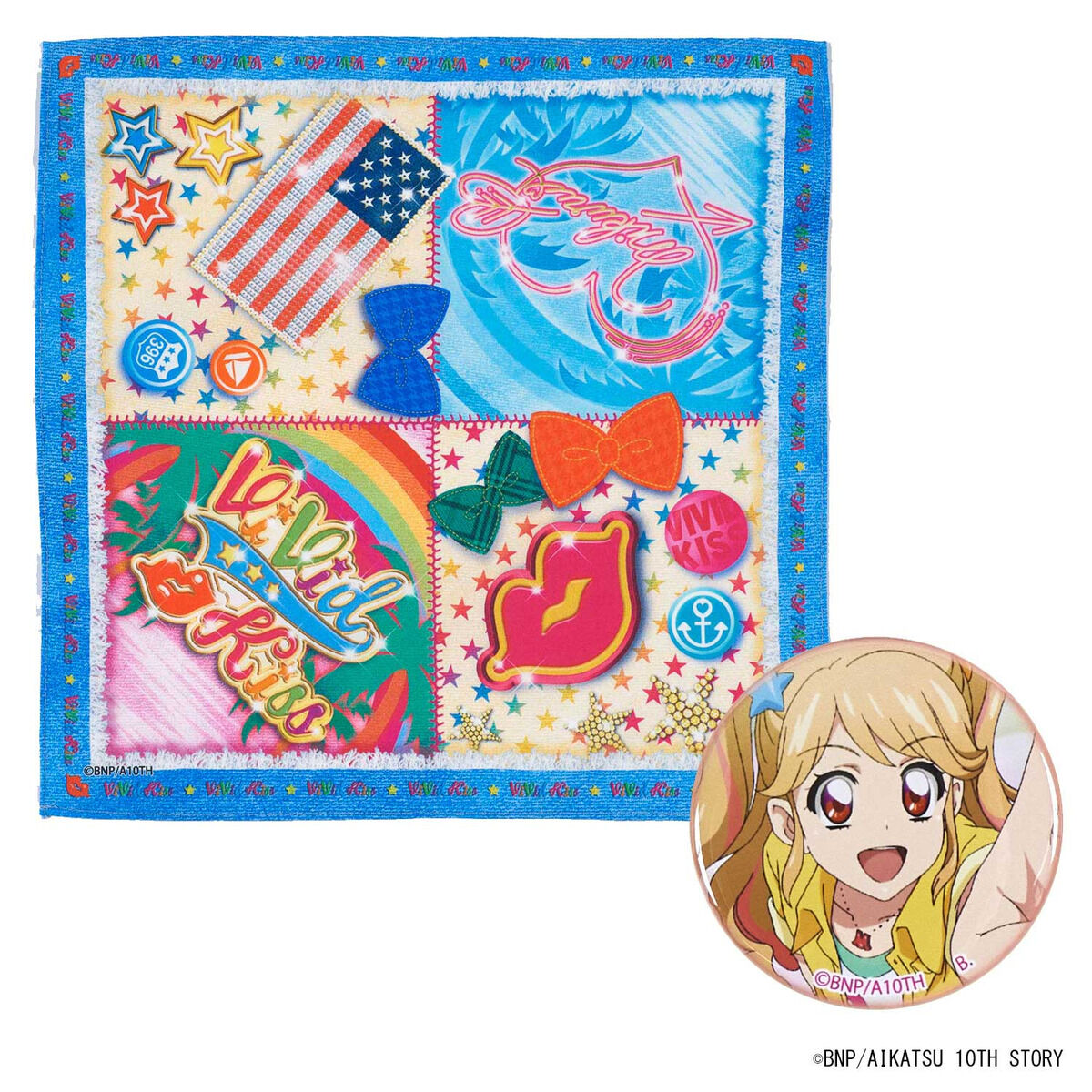 復刻版 アイカツメモリアルハンカチ 10点セット星宮いちご新品未開封