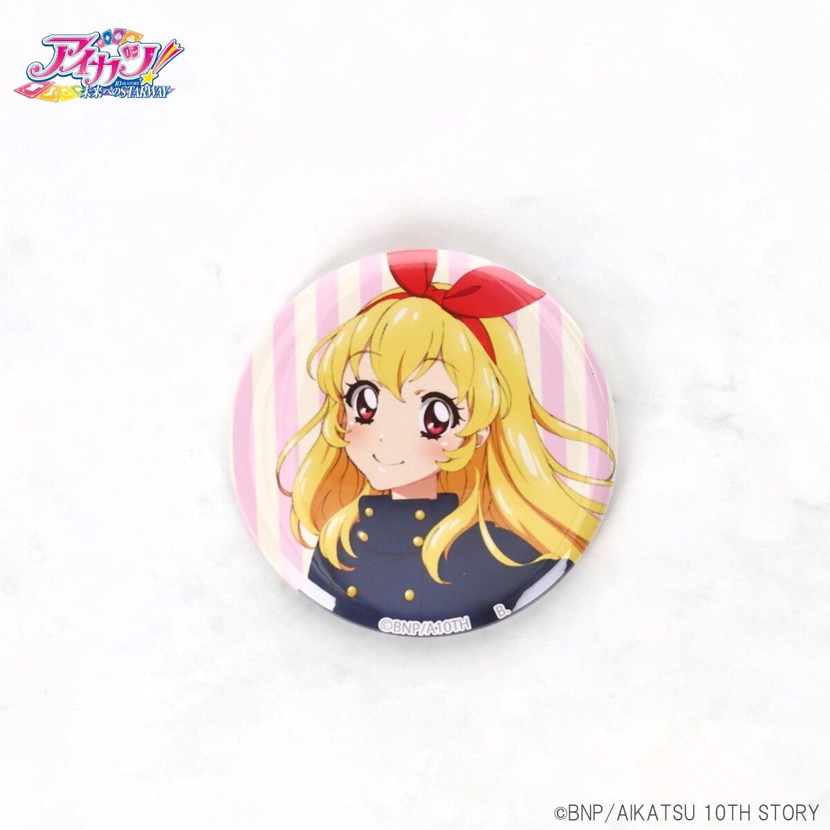 アイカツ 天羽まどか ハート 缶バッジ やっぱり！ハートだね アイカツ