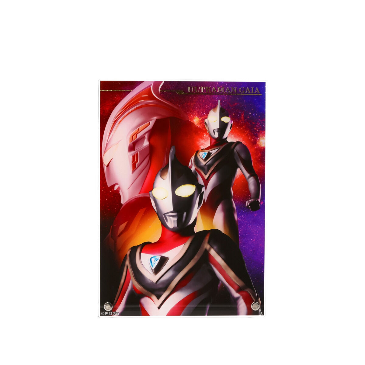 ウルトラマンガイア 箔付きアクリルボード（全2種）【再販