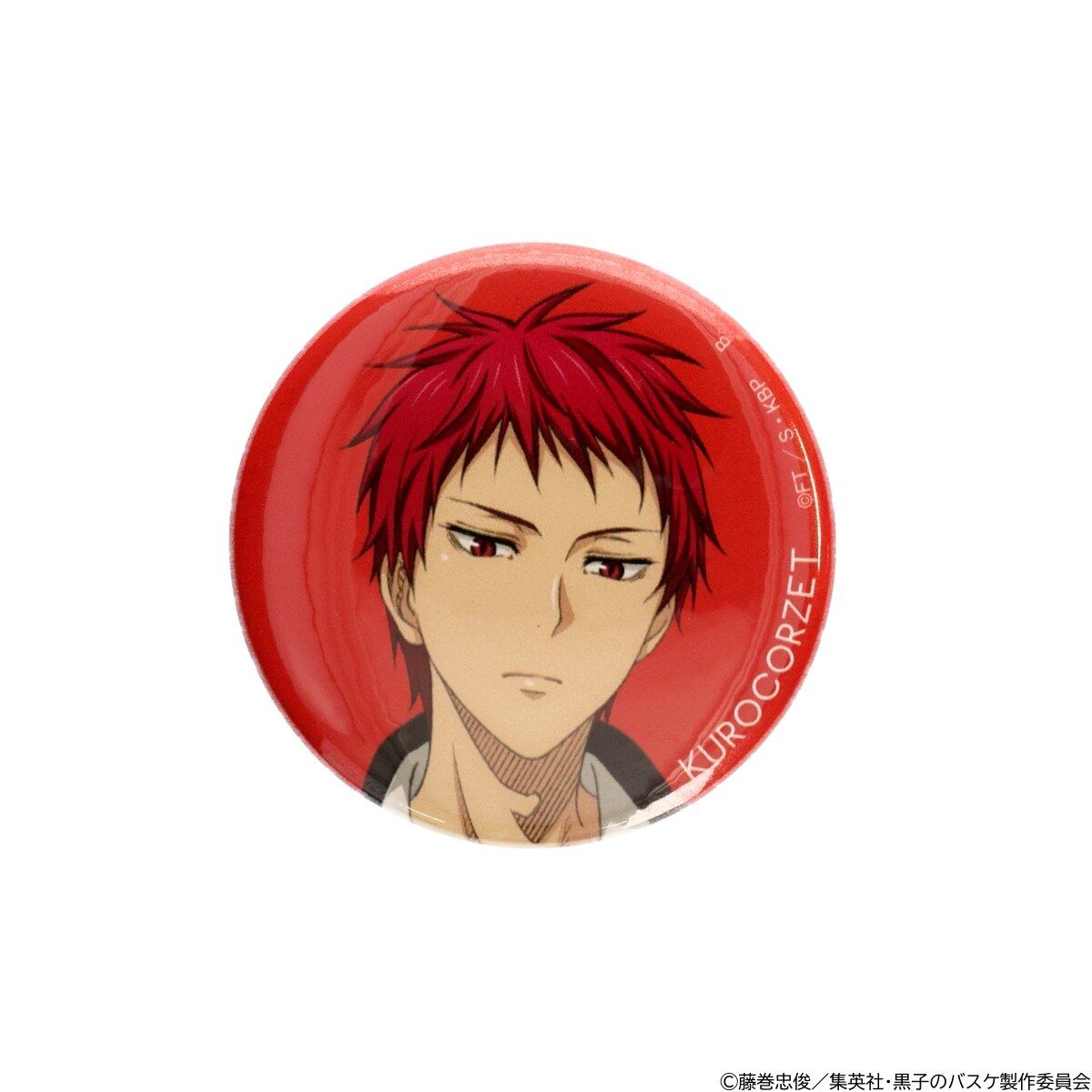 ハピクロ！】黒子のバスケ KUROCORZET メモリアル缶バッジ＜赤司征十郎