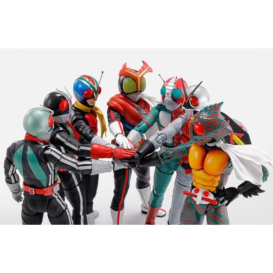 超合金 変身装着 平成ライダー新品 旧1号 新2号 V3 アマゾン