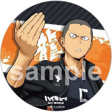 ハイキュー烏野体育祭J-WORLD缶バッジ田中