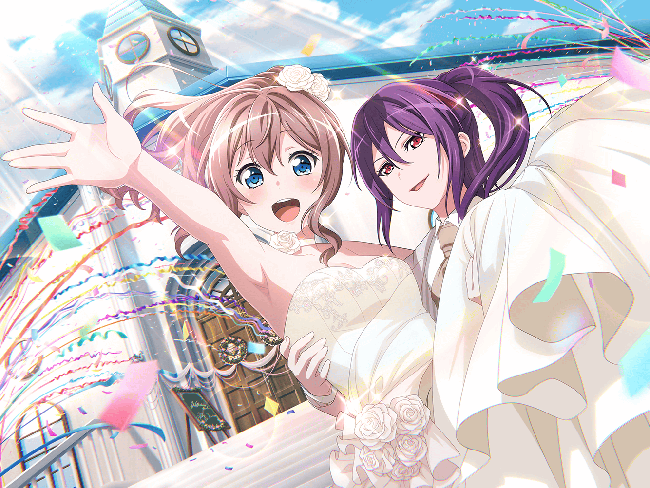 ヴァイスシュヴァルツ バンドリ 1日だけの新婦 山吹沙綾 SSP サイン