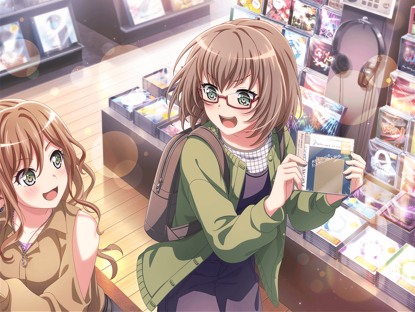 バンドリ ローソンコラボ 大和麻弥 等身大タペストリー バンドリ