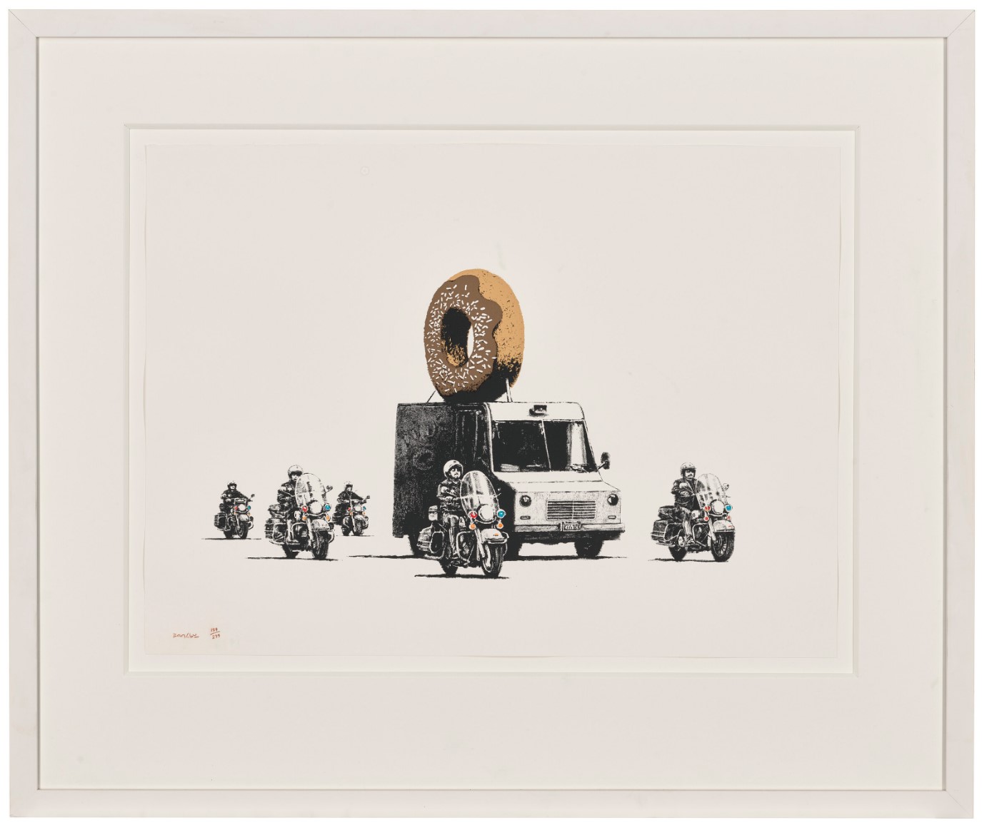 矢吹申彦 オリジナルリトグラフ『ダンスを教わるトム・ウェ