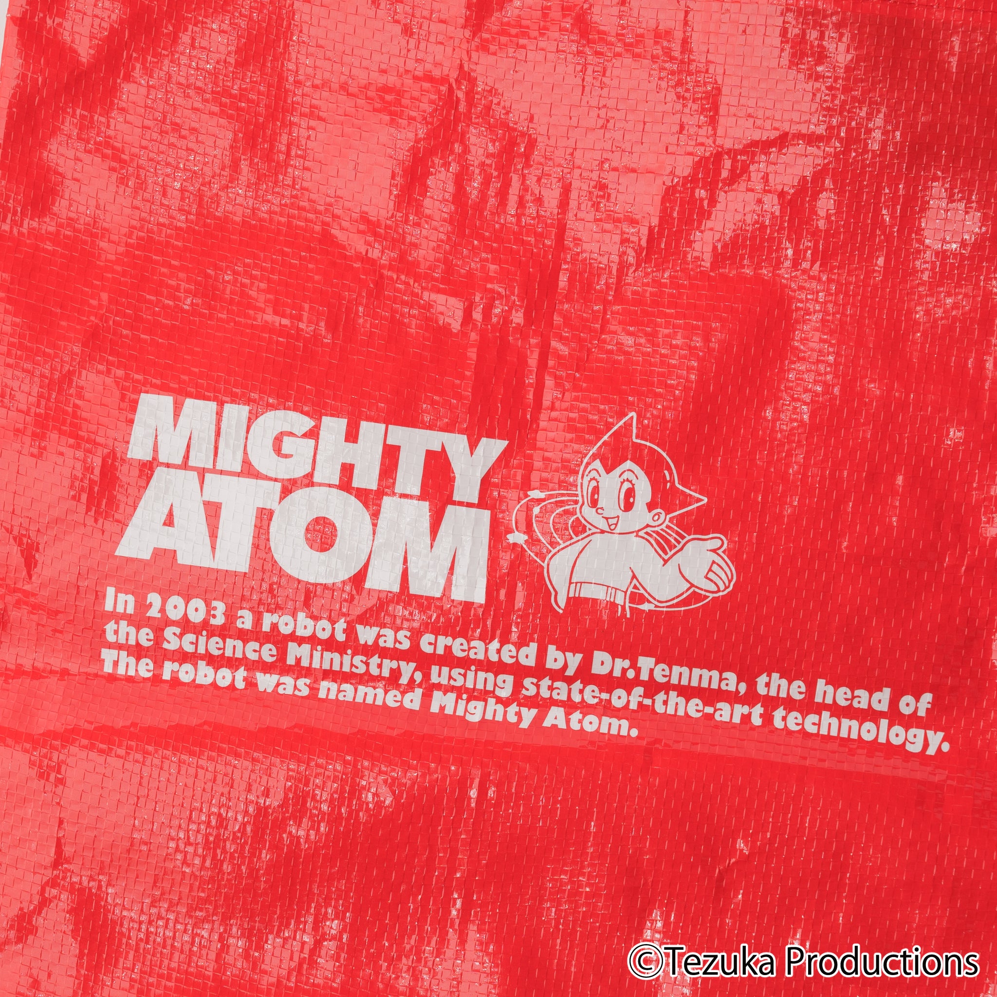 PPショッピングバッグ (赤) アトム PASONA×ATOM & B・J