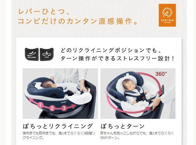 クルムーヴ スマート ISOFIX エッグショック JJ-600 ネイビー №29218