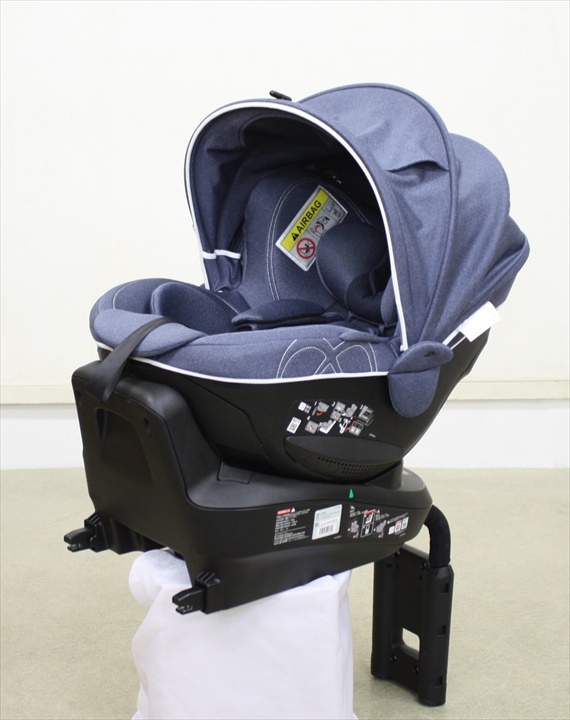 エールべべ クルット 3i グランス ISOFIX チャイルドシート 茶 新生児
