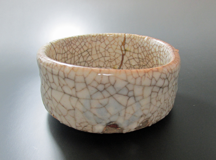 ♥とても古い 特上 志野 茶碗 無銘 5 美濃焼 骨董 古玩 中国 無地志野