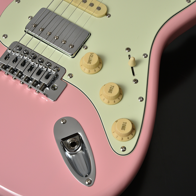 バッカスssh ギターストラトローズテッドメイプルピンク新品未使用品