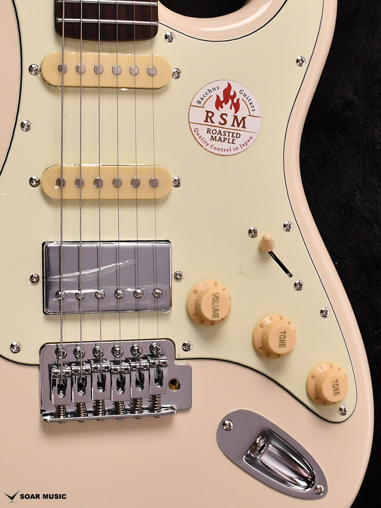 Bacchus ストラトキャスター SSS オリンピックホワイト Bacchus