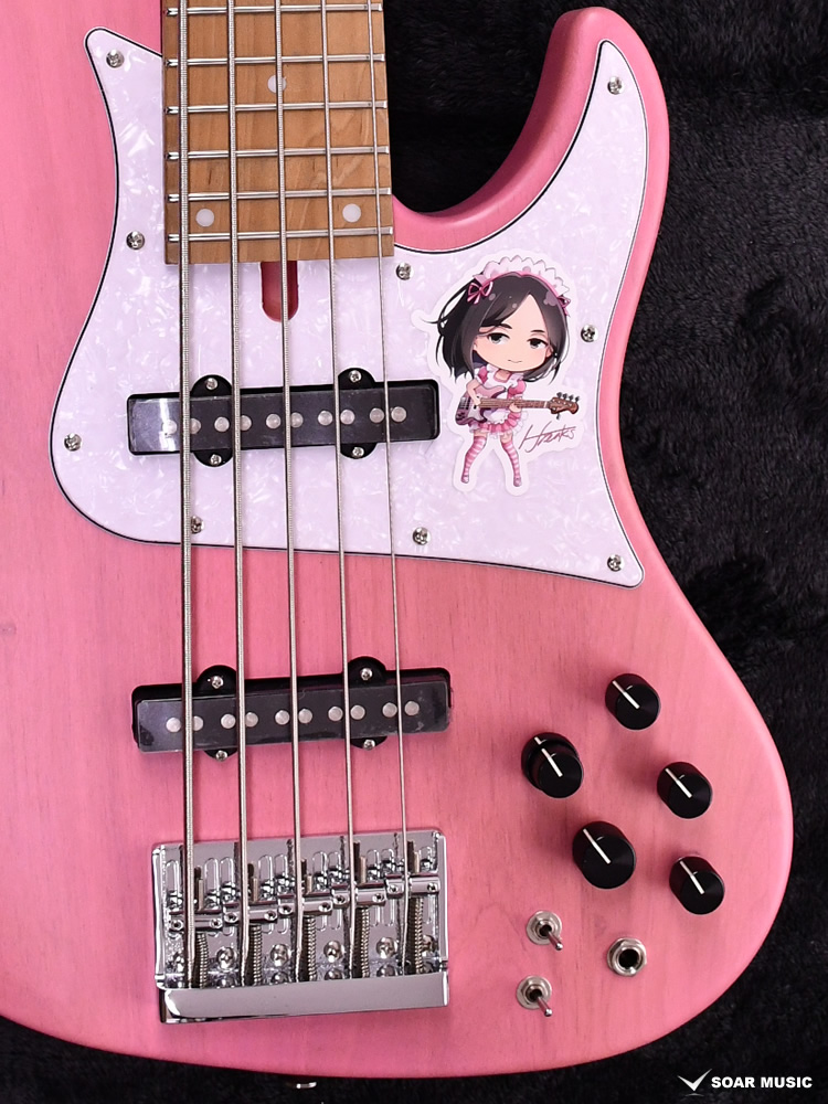WL524-H.J.FREAKS PINKS Bacchus Japan Tune-up series エレキベース