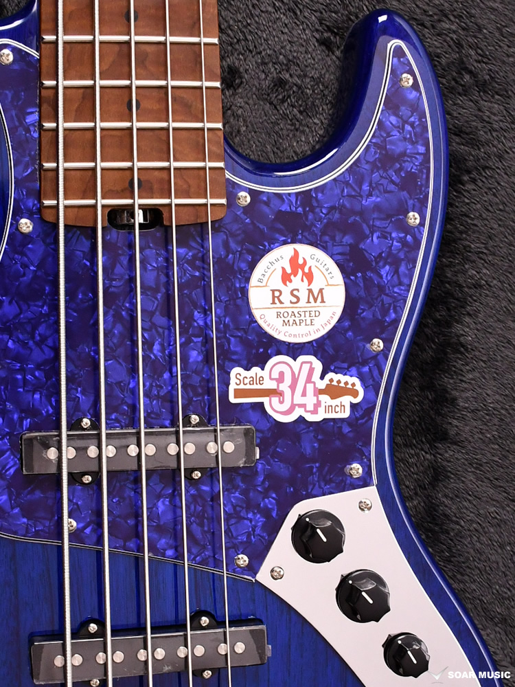 WL5-ASH/RSM STB (BLUE-PG) / Bacchus バッカス 5弦ベース エレキベース