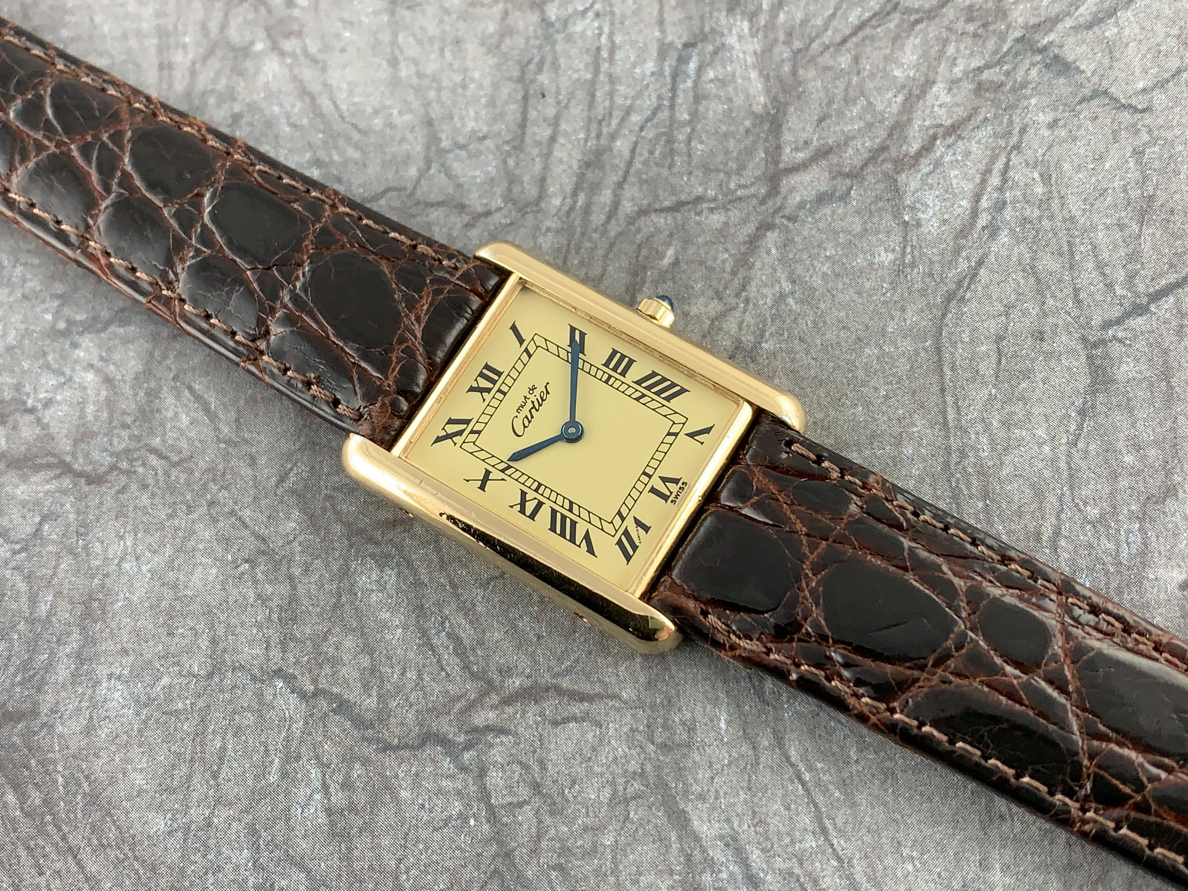 た*か様 Cartier VERMEIL TONK quartz リューズ無し た*か様 Cartier