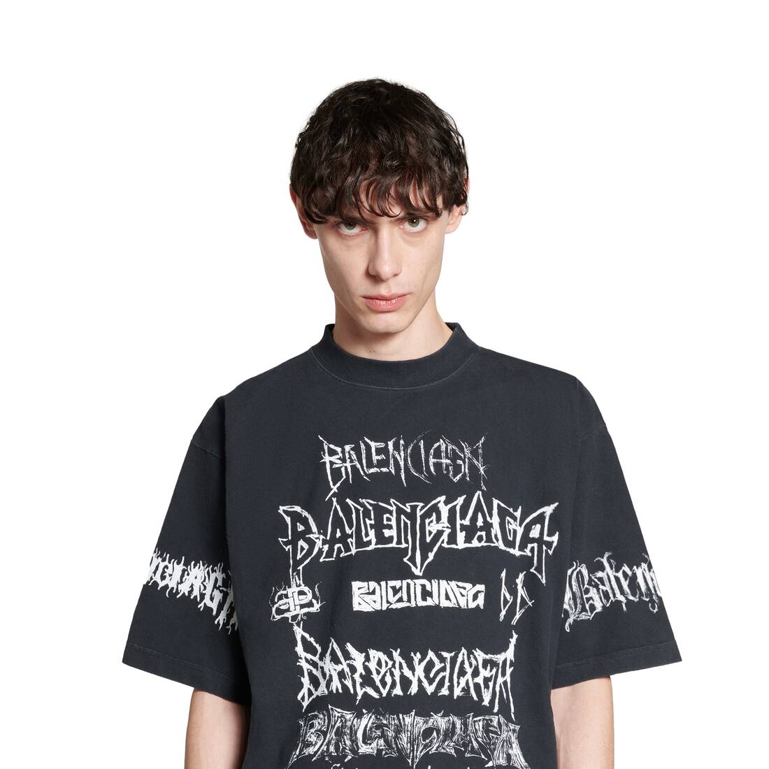 BALENCIAGA DIY L Tシャツ XS 黒 BALENCIAGA DIY METAL Tシャツ XS 黒