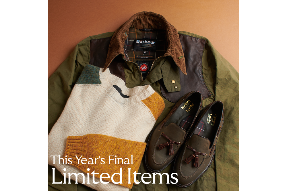 この冬注目の限定アイテムがバブアー路面店・公式オンラインストアに