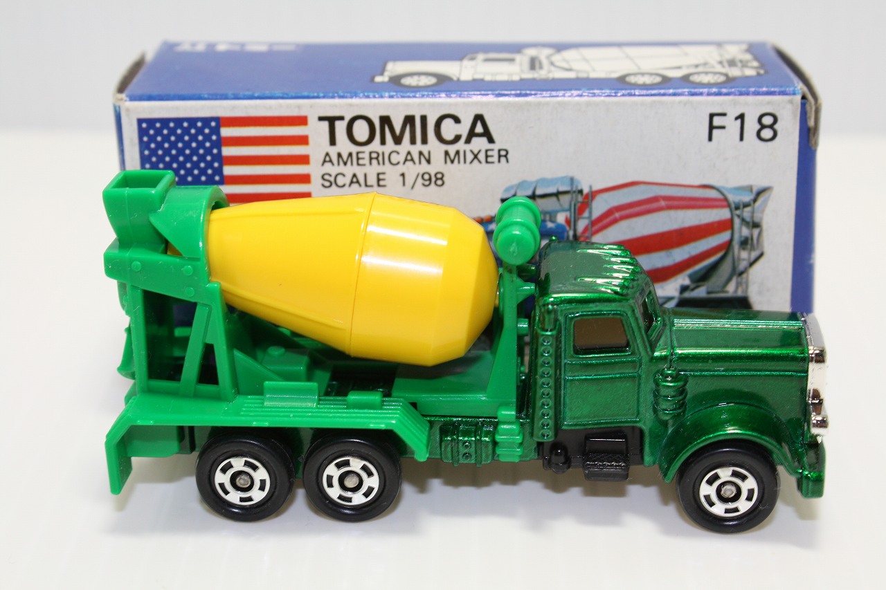 ☆トミカ F18-2-10 アメリカン・ミキサー車☆ - 絶版トミカ・トミカ