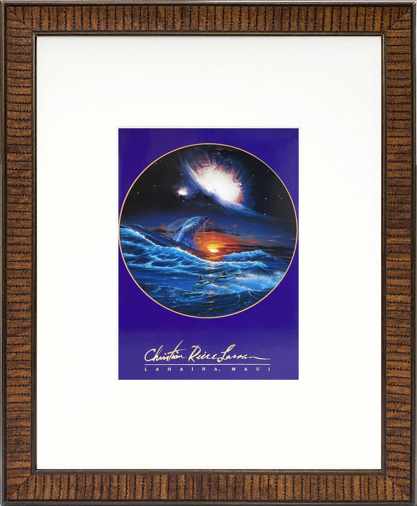 ラッセン ミニアート「ジェネシス」額縁 2種展開 絵画 インテリア雑貨