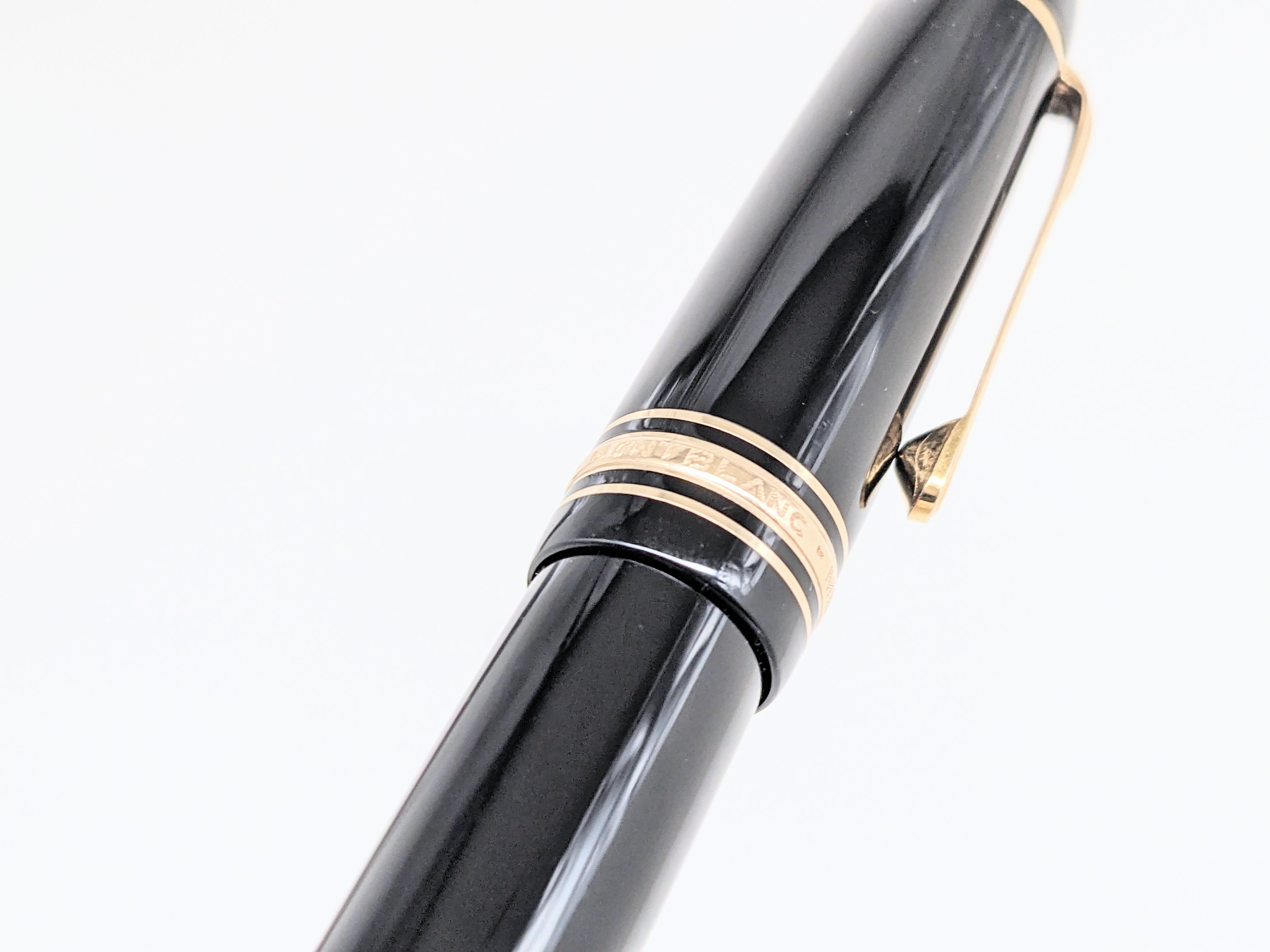 モンブラン マイスターシュテュック 149 万年筆 14C 中白 EF 極細字